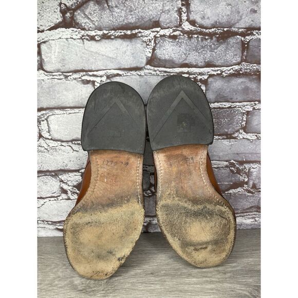 Allen Edmonds Sanford Brown Leather Cap Toe Oxfords Shoes Men’s Sz 9.5C US/43EU - Picture 10 of 16